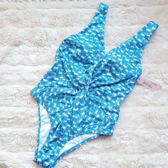🍒NWT🍒 VS BLUE PALM ONE PIECE SWIM - Picture 4 of 6